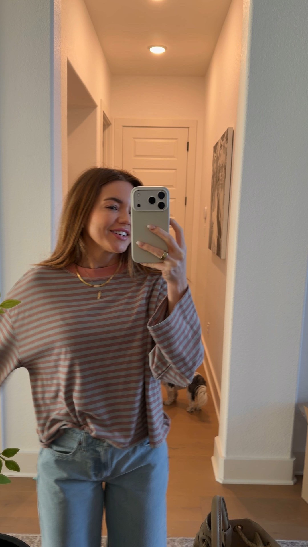 sized up to a large in this long sleeve!