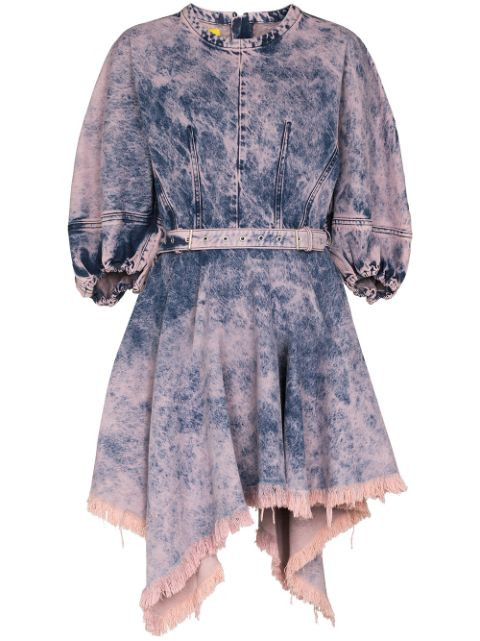 MA BALLOON SLEEVE DRS MNI CRWNK W BLT | Farfetch (US)