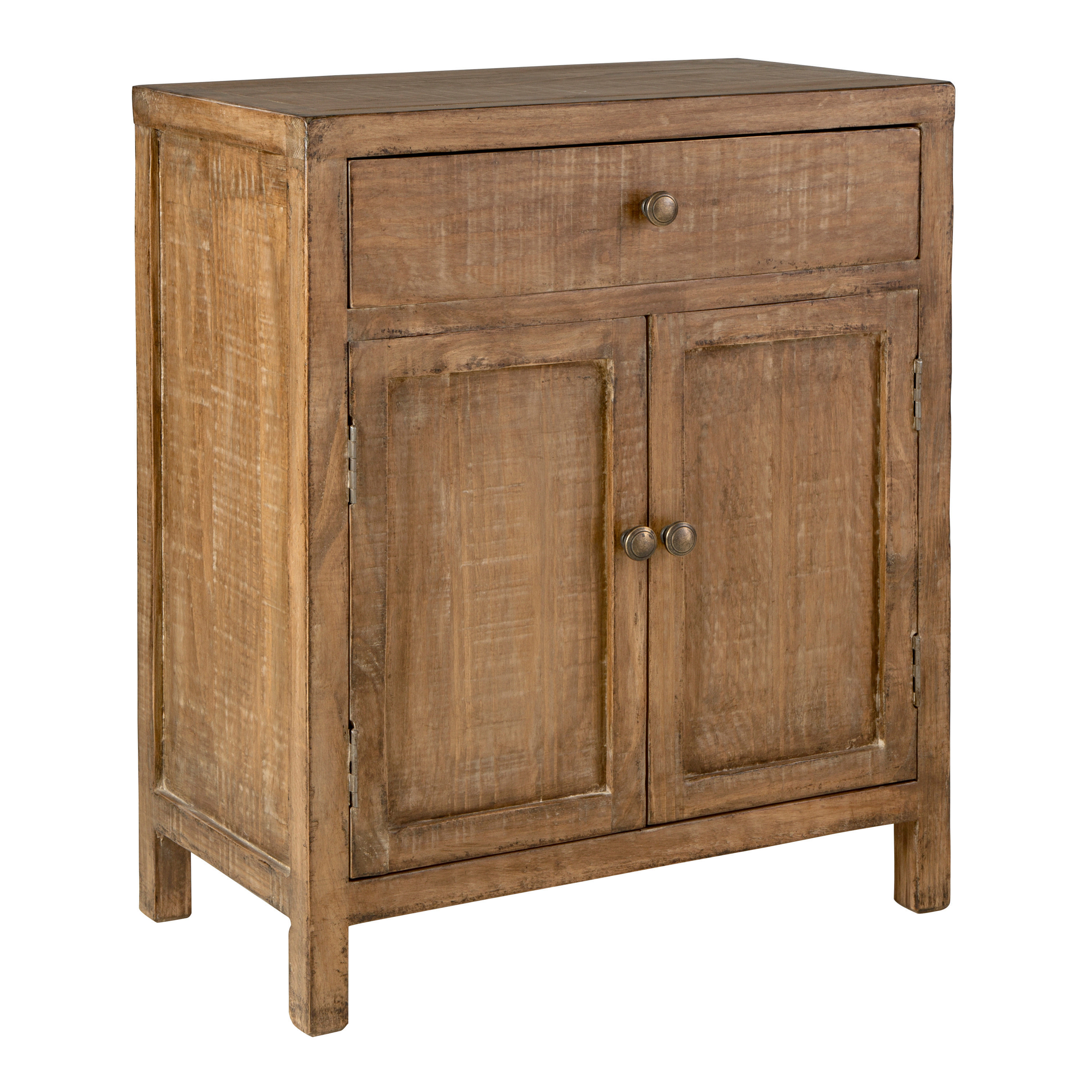 Duarte Small Reclaimed Pine Farmhouse Storage Cabinet | World Market