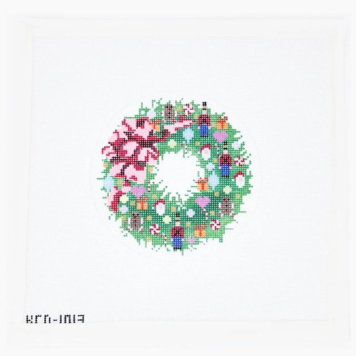 Christmas Wreath | Greystone Needlepoint