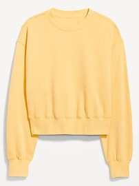 Drop-Shoulder Crop Sweatshirt | Old Navy (US)