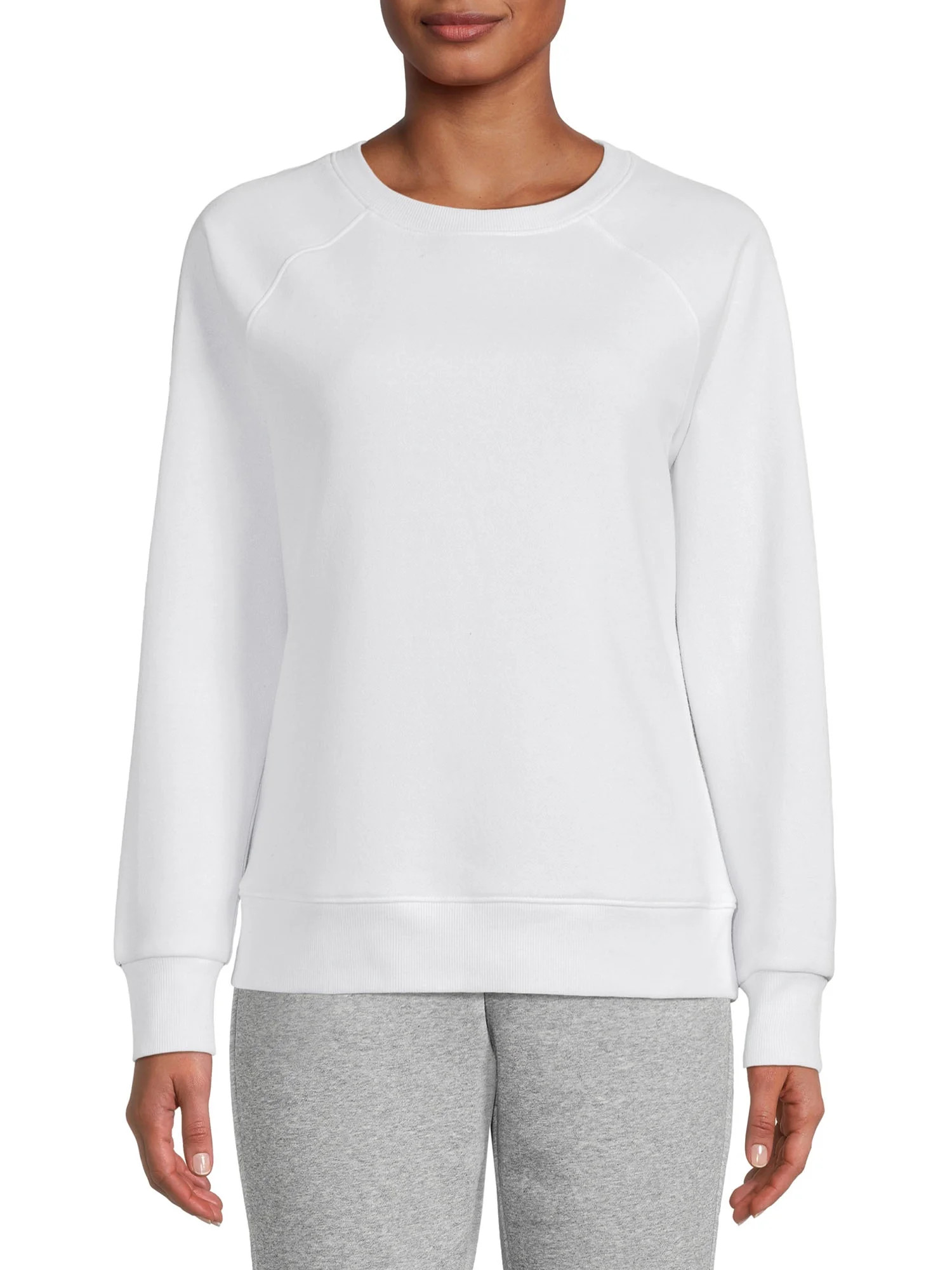 Athletic Works Women's Fleece Crew Pullover | Walmart (US)