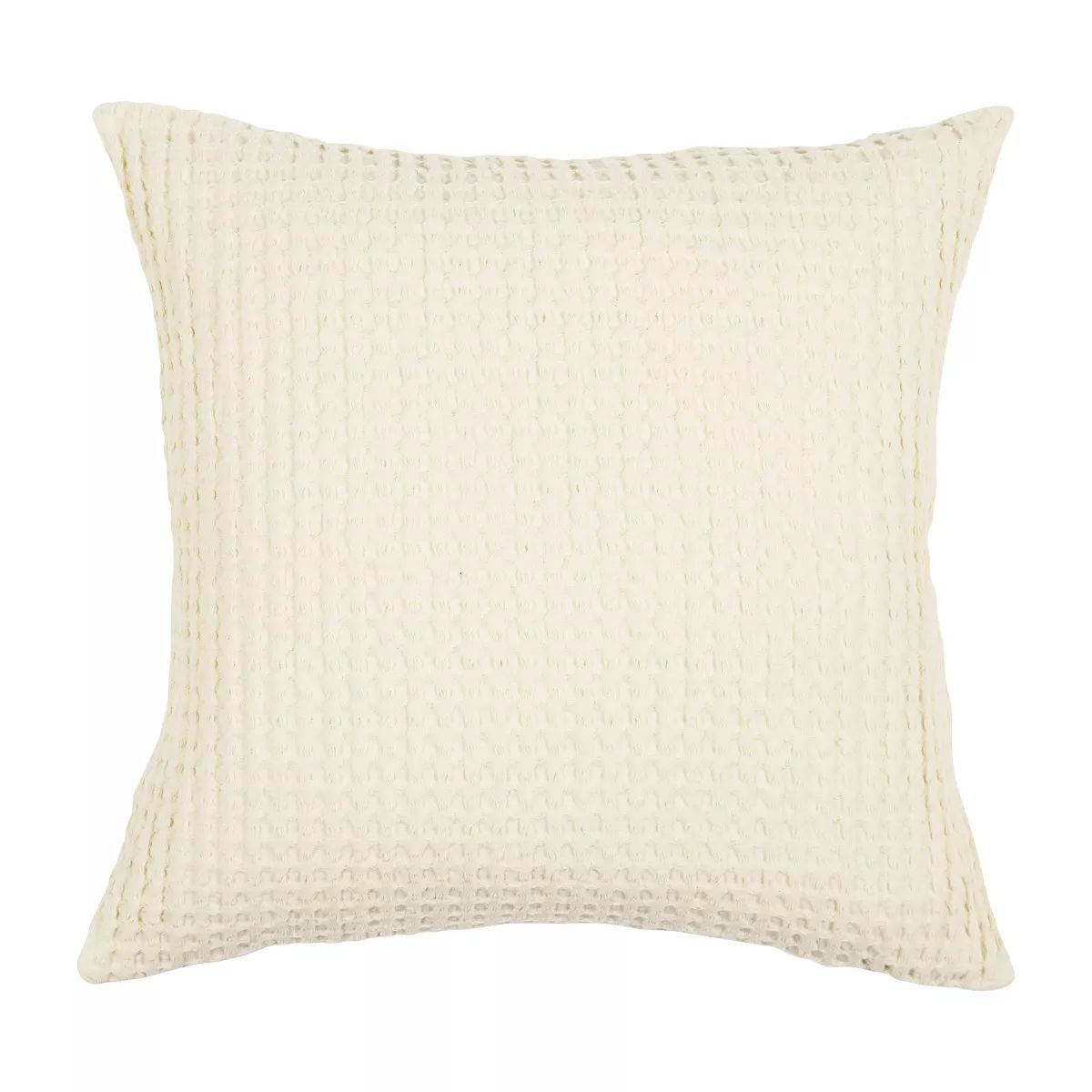 KAF Home Jumbo Waffle Decorative Pillow With Feather Insert | Target