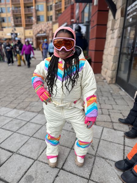 Retro rainbow snow suit. Super warm + functional, perfect for a ski trip or snow day. Available in women’s sizes as well! 

#LTKfamily #LTKSeasonal #LTKkids