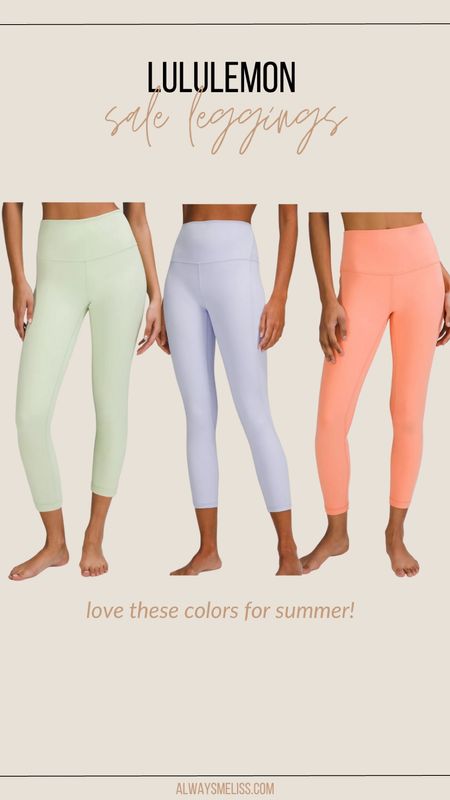 Love these lululemon leggings!! They’re all on sale. I size down in Align but do my true size in everything else. 

Leggings, on sale, summer fitness outfit, athleisure 

#LTKfit #LTKsalealert #LTKunder100