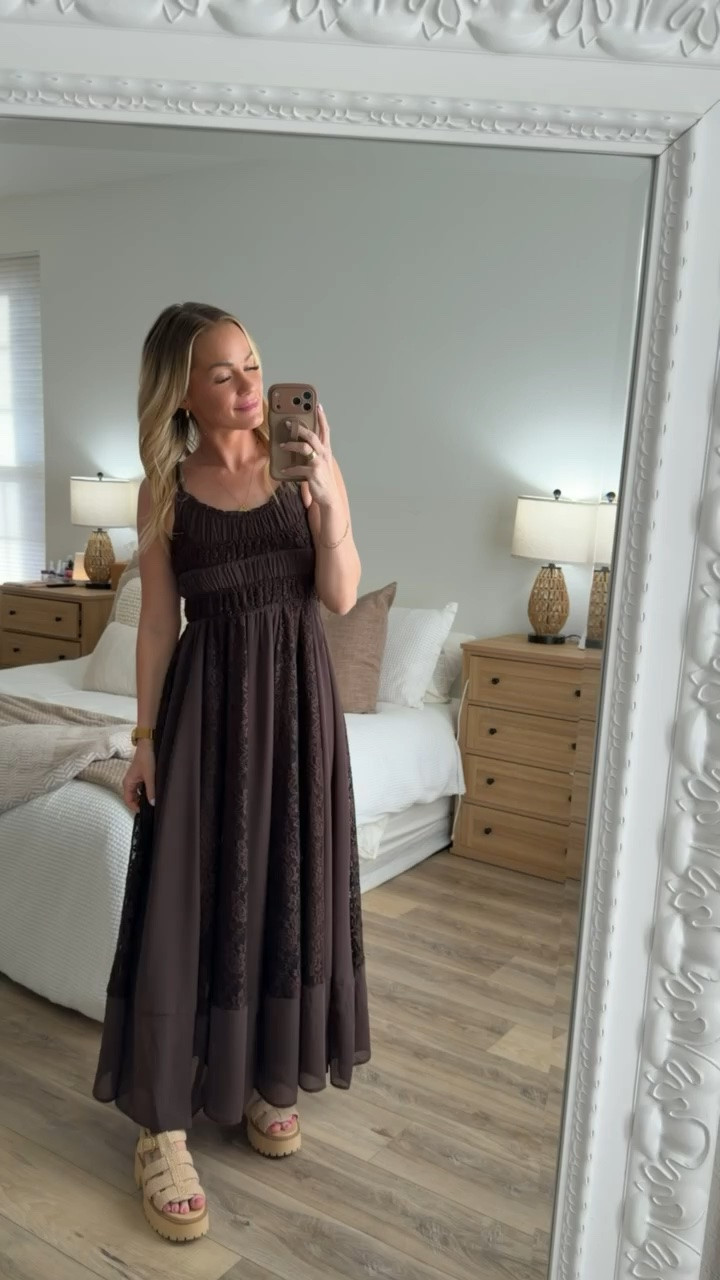 This brown dress is perfect for summer!This brown dress is perfect for summer! The neutral color is so versatile and goes with everything. Love how easy one-piece dressing is - just throw it on with sandals and you're ready.

#LTKootd #LTKmomlife #LTKSeasonal