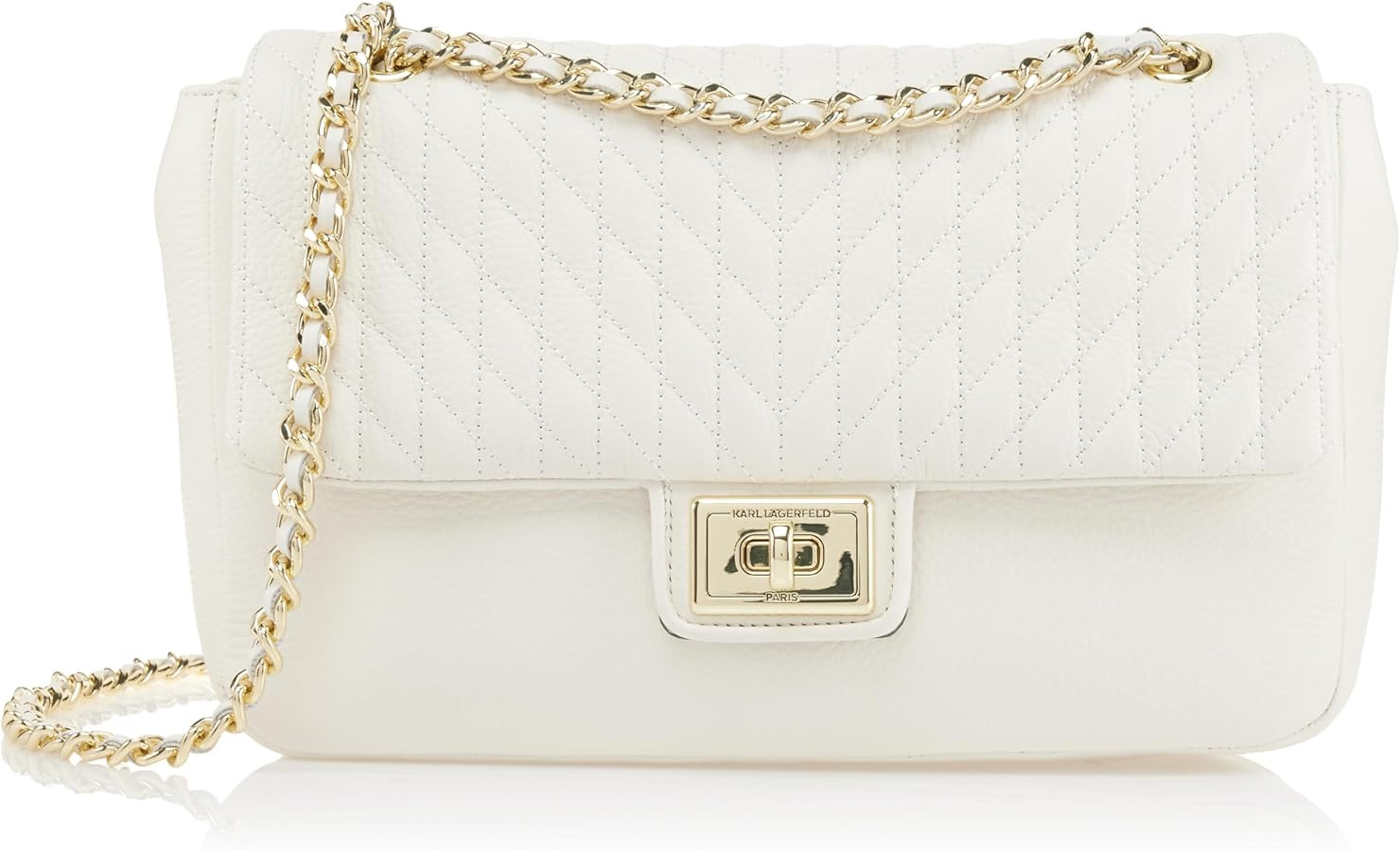Karl Lagerfeld Paris Agyness Shoulder Handbag | Amazon (US)