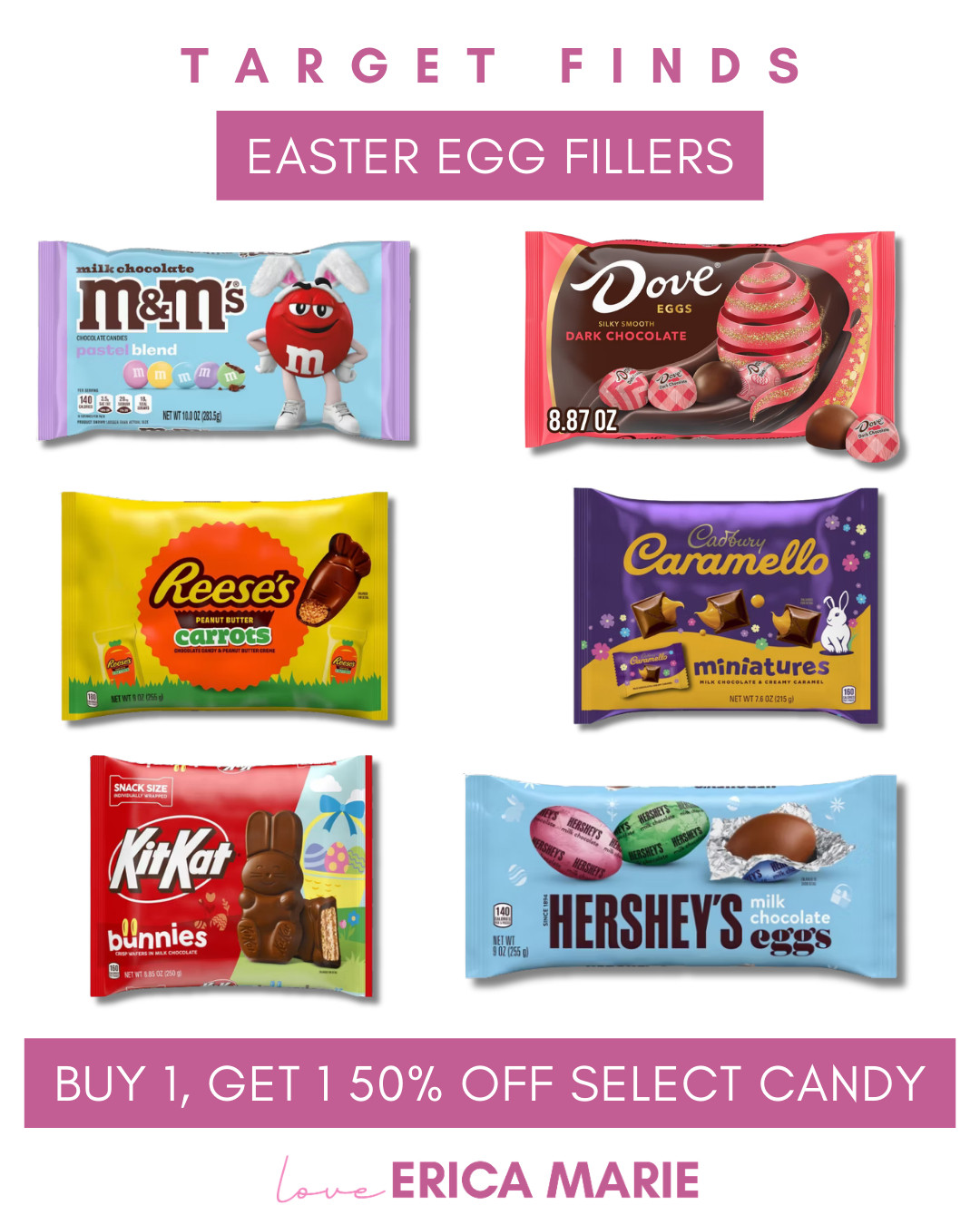Select candy is BOGO 50% off, just in time for Easter. Great for basket fillers, party treats, or little surprises. 

 #LTKSpringSale #LTKfoodie #LTKSaleAlert