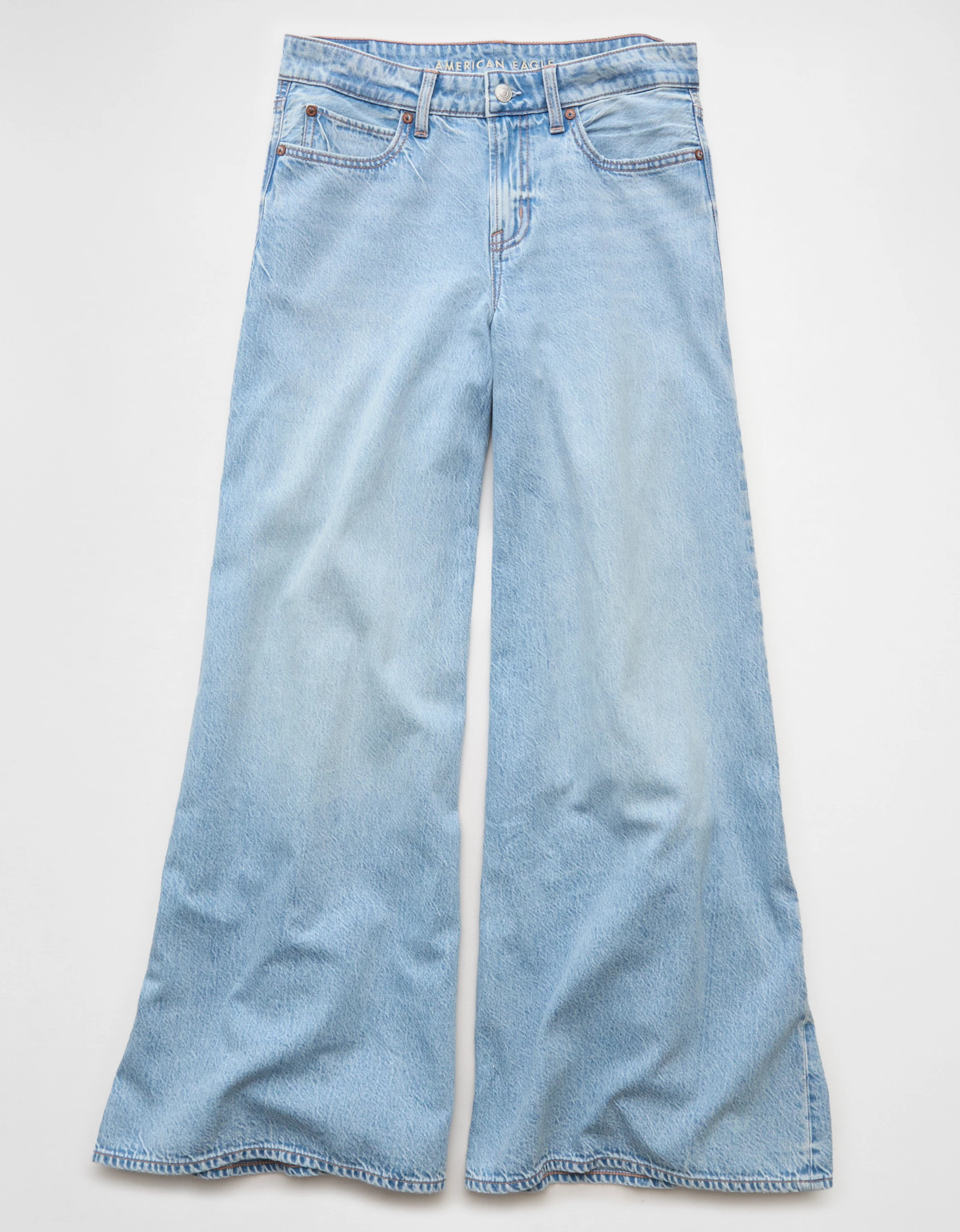 AE Dreamy Drape Strigid A-Line Fit Jean | American Eagle Outfitters (US & CA)