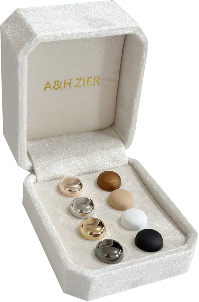 A&H ZIER 8 Pack Hijab Magnets Pins No-Snag Magnet Hijab Pin for Muslin Women Strong Hijab Magneti... | Amazon (US)