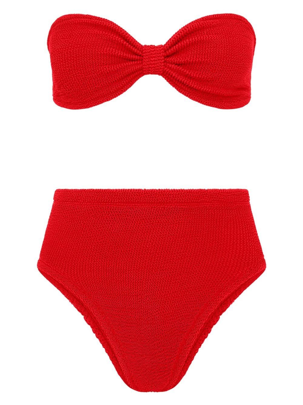 Hunza G Ruby stretch-design Bikini Set  - Farfetch | Farfetch Global