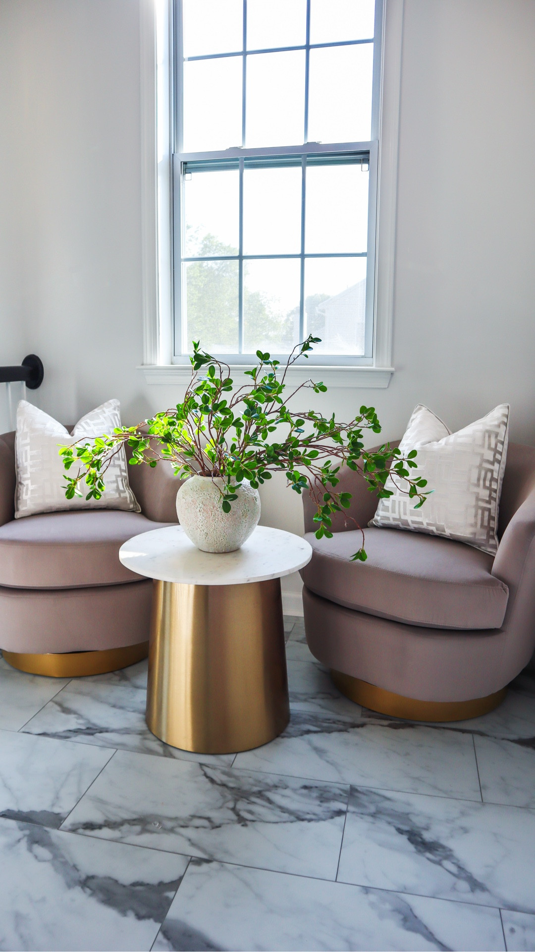 This Set of 2 Swivel barrel chairs is perfect to add some accent to your space. I love having dimensions in my decor and accenting with 2 chairs brings that to live. 💕 Tap below to shop! Follow me @omabelle for more Fashion, Home & everything inbetween. Glad to have you here!!! 💕😊🙏

Home | Home decor |Entryway decor | Entryway table | console table | Buffet table | Accent table
Pottery barn | Amazon home
Restoration hardware look for less |Luxe for less | Entryway ideas | Foyer table | Foyer decor | Sofa table | Black sofa table | Black console | Black accent table
| Black wooden table |Living room decor | Rugs | Area rug | Neutral rug | Living room family room rug | Sofa sectional | Washable cleanable sofa | Family friendly sofa furniture | Stain resistant fabric sofa | Cloud sofa | Family kid toddler | pet friendly sofa | Coffee table | Livingroom | Home decor | bedding | bedroom | fall decor |  fall porch | dresser | rug | kitchen | dispenser | cutlery set | knives #LTKItBag 

#LTKHome #LTKSeasonal #LTKU