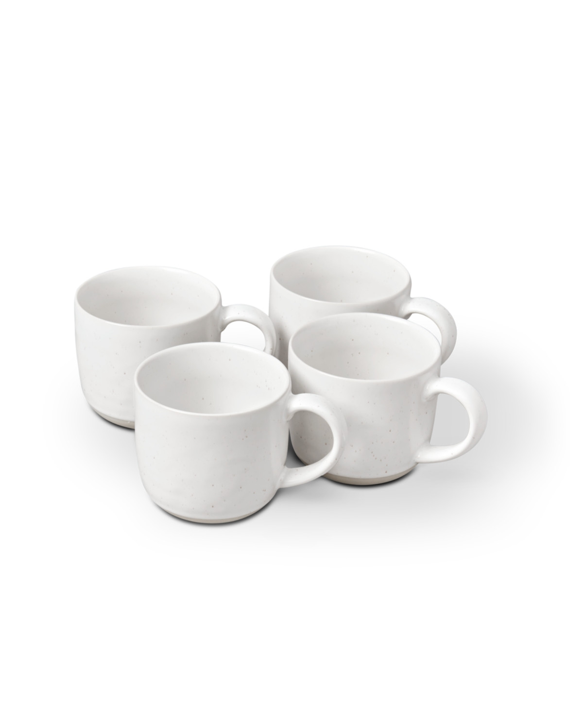 Fable Mugs, Set of 4 - Speckled White | Macy's