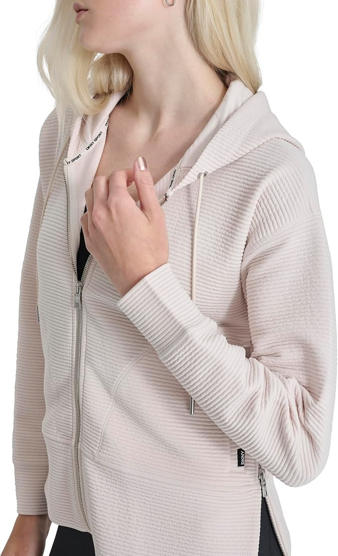 DKNY womens Full Zip Tech Hoodie Jacket       Send to LogieInstantly adds this product to your Lo... | Amazon (US)
