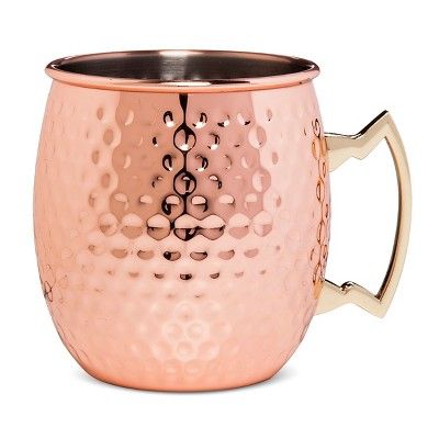Towle Living® Copper Plated Hammered Mule Mug 18oz | Target