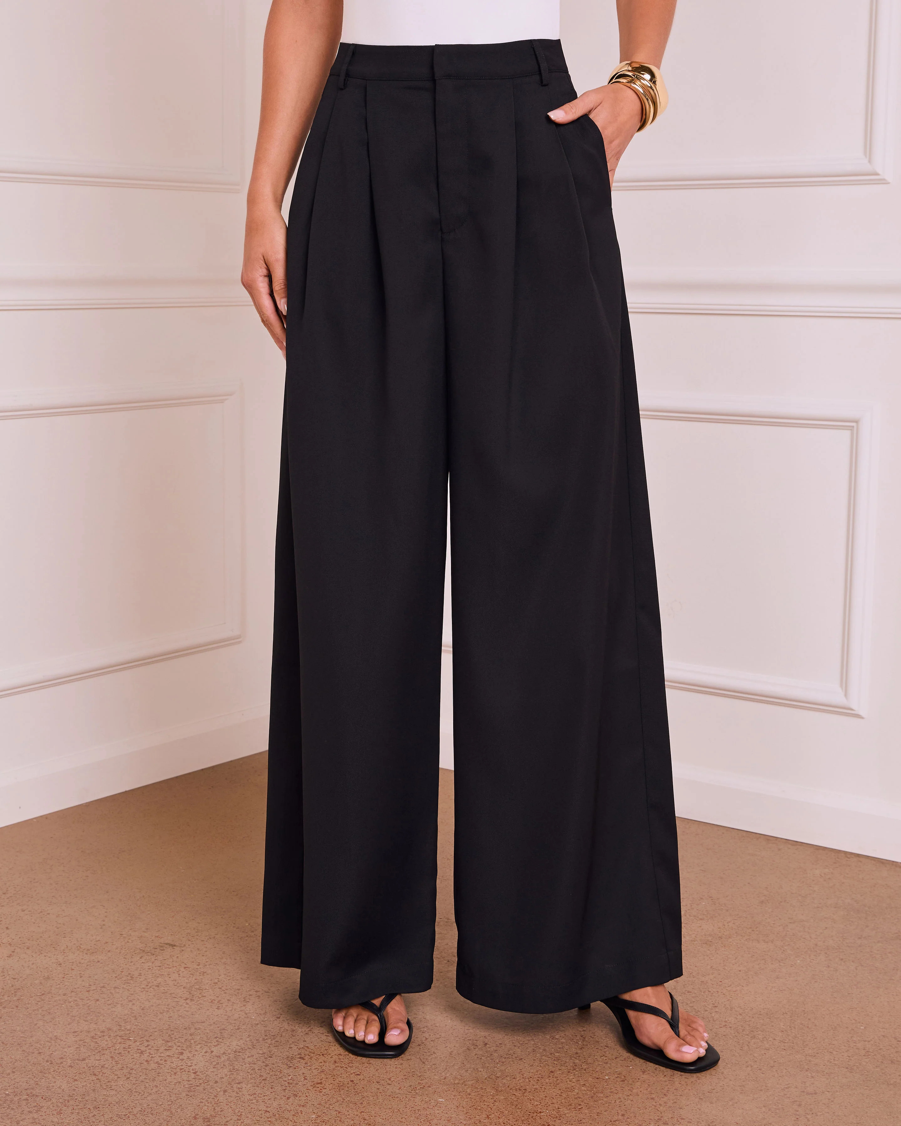Madrigal Pocketed Wide Leg Pants | VICI