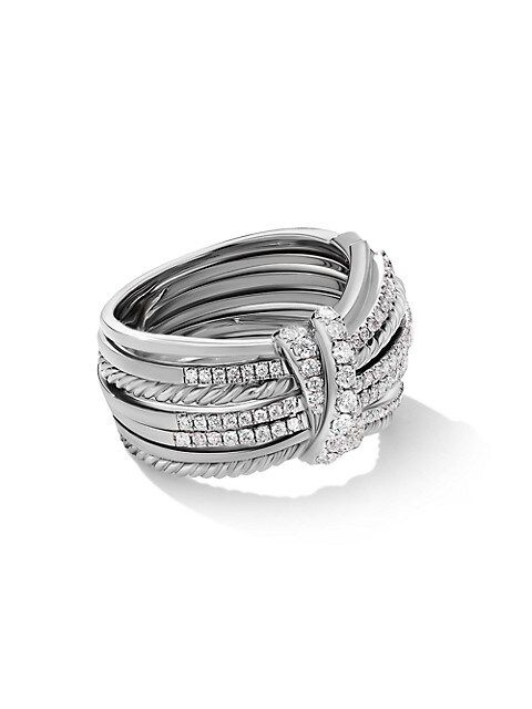 Angelika Sterling Silver & Diamond Ring | Saks Fifth Avenue