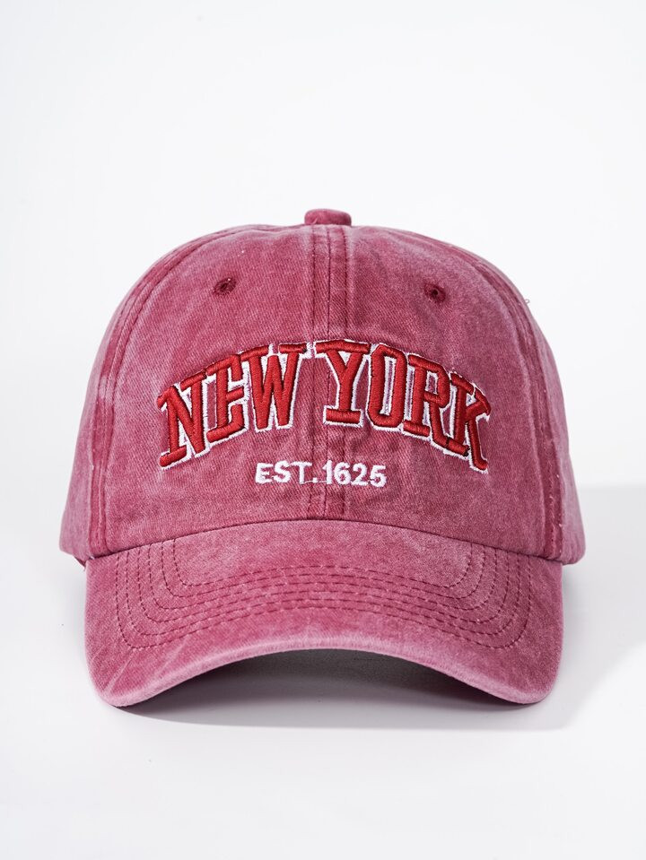 1pc Women's Denim Baseball Cap With Letter Embroidery | SHEIN
