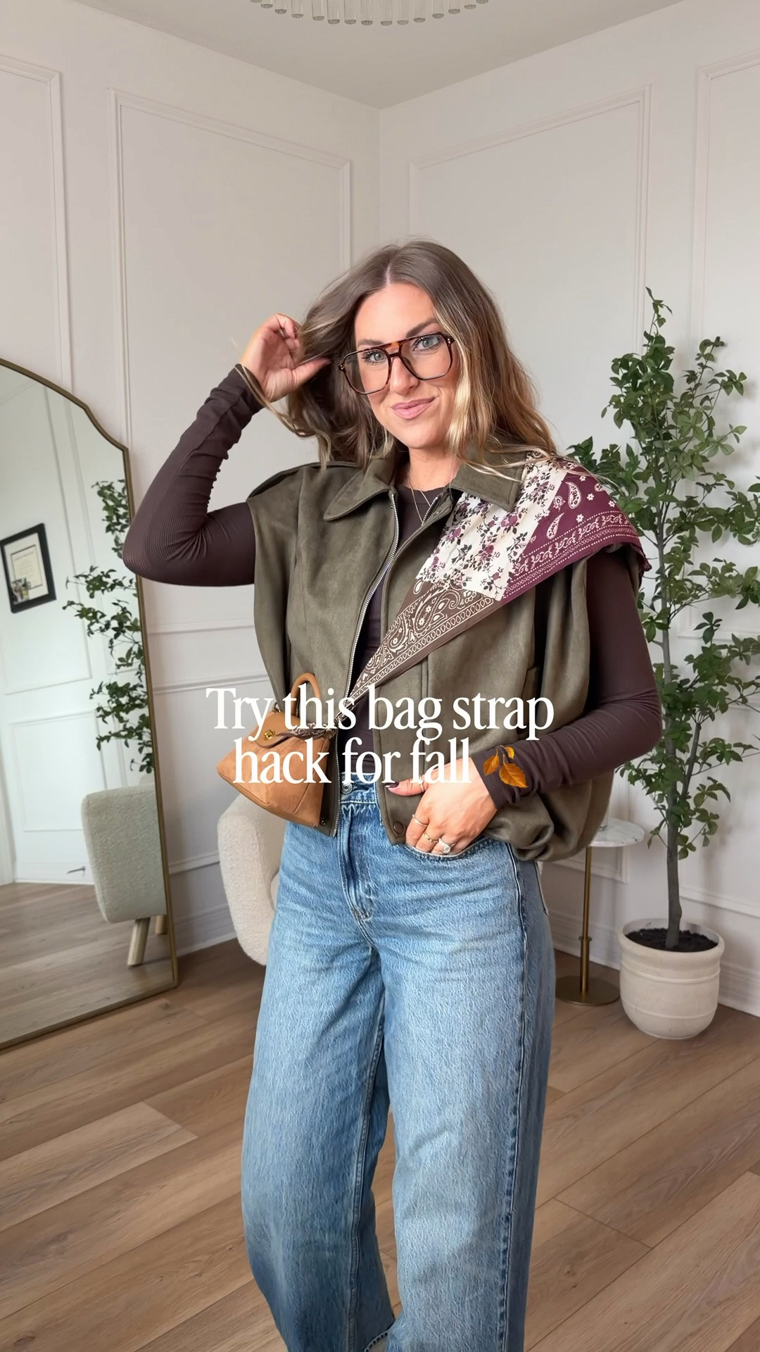 Try this bag strap hack this fall!

#LTKootd