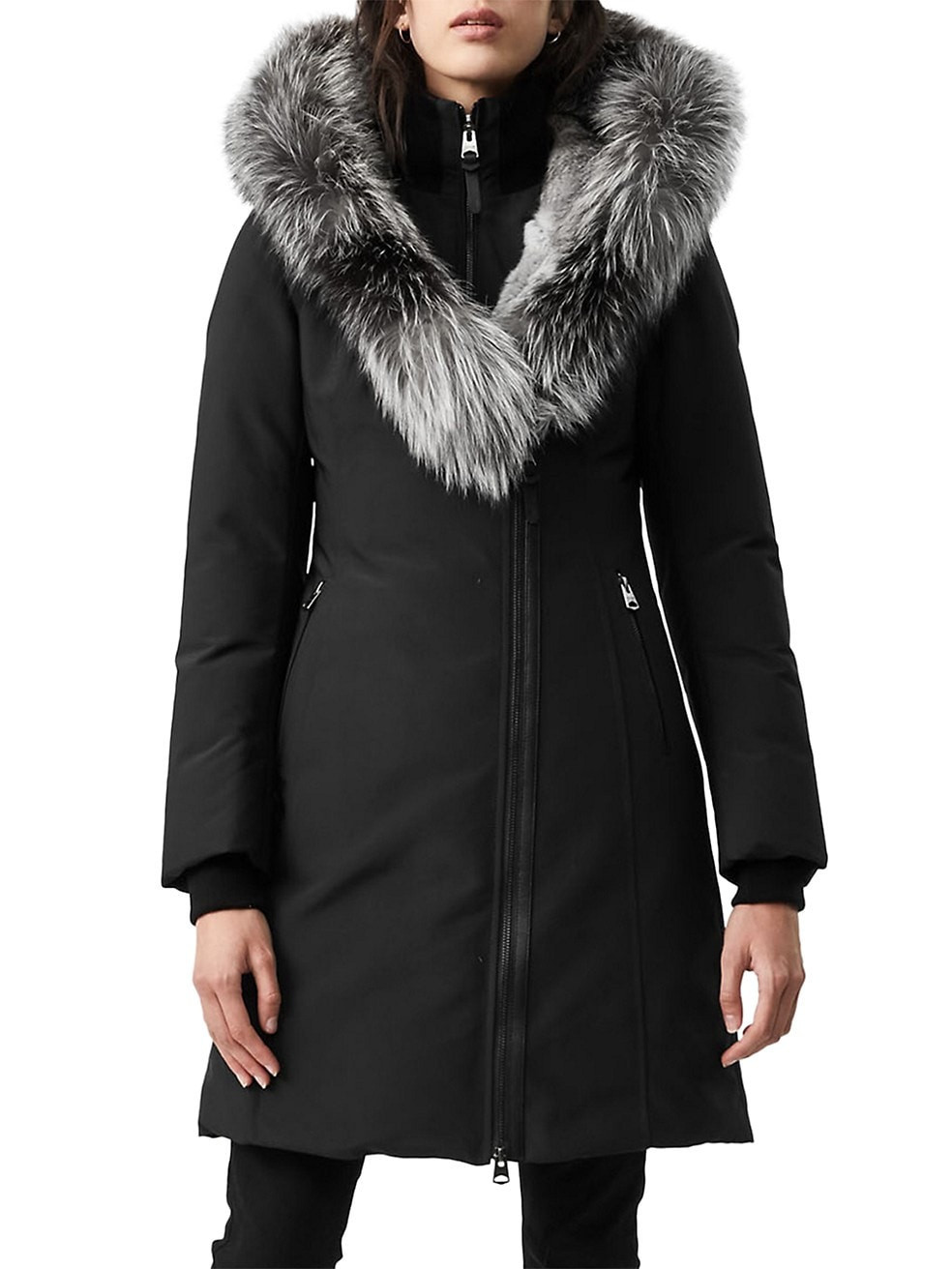 Mackage Fur-Trim Hooded Down Jacket | Saks Fifth Avenue