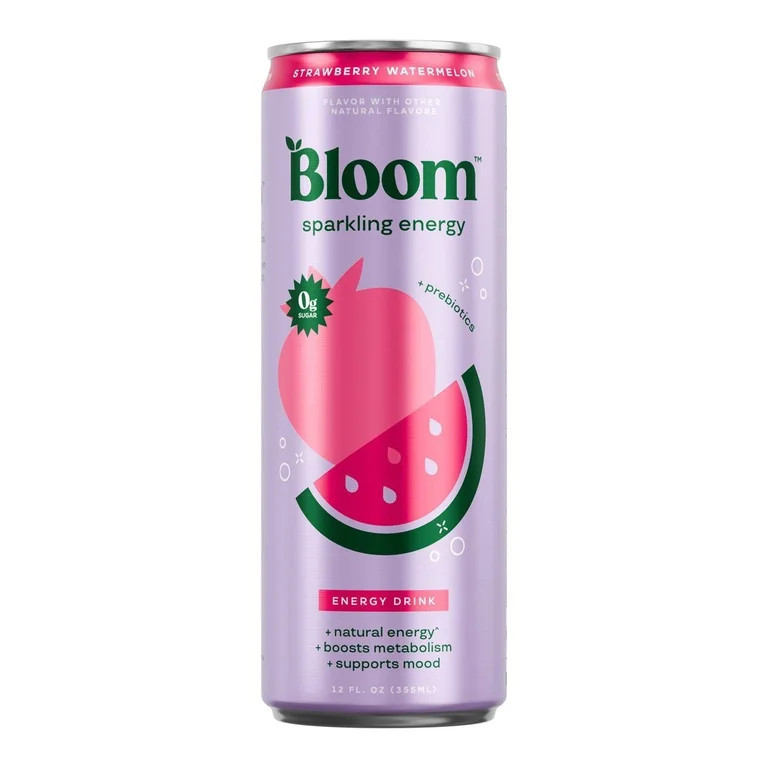 Bloom Strawberry Watermelon Energy Drink - 12 fl oz Can | Walmart (US)