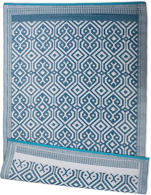 DII Contemporary Indoor/Outdoor Lightweight Reversible Fade Resistant Area Rug, Great For Patio, ... | Amazon (US)