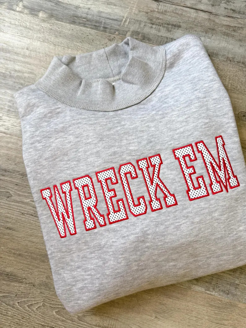 Polka Wreck Em Sweatshirt | Etsy (Global)