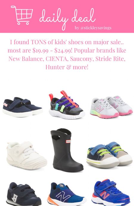 Click the first link to shop ALL shoes on sale! 

#LTKbaby #LTKBacktoSchool #LTKkids