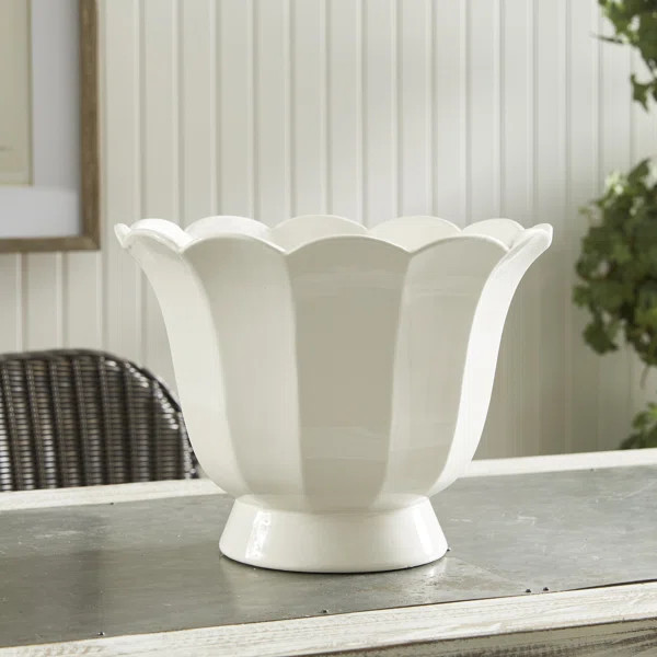 Mehaffey Ceramic Cachepot | Wayfair North America