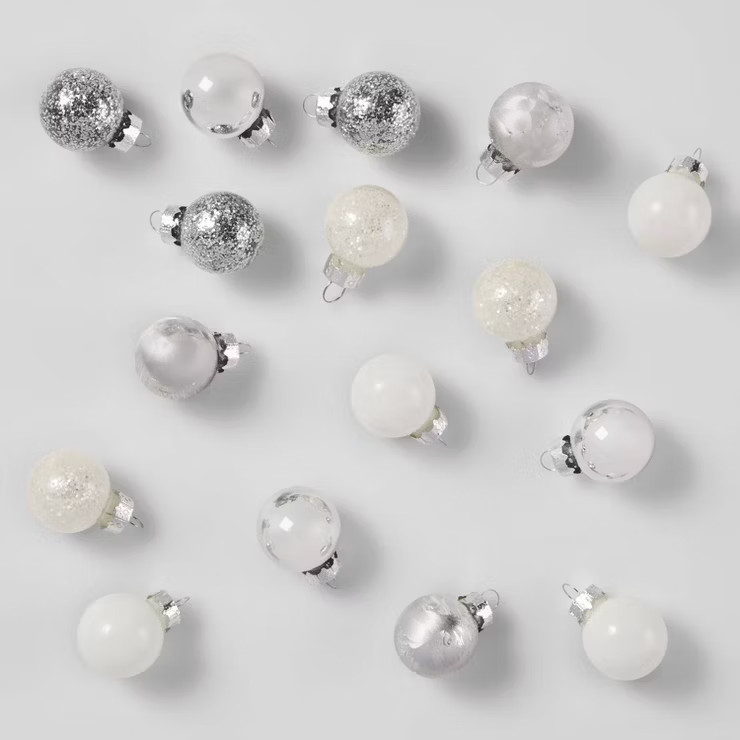 16ct Mini Glass Ball Christmas Tree Ornament Set - Wondershop™ | Target