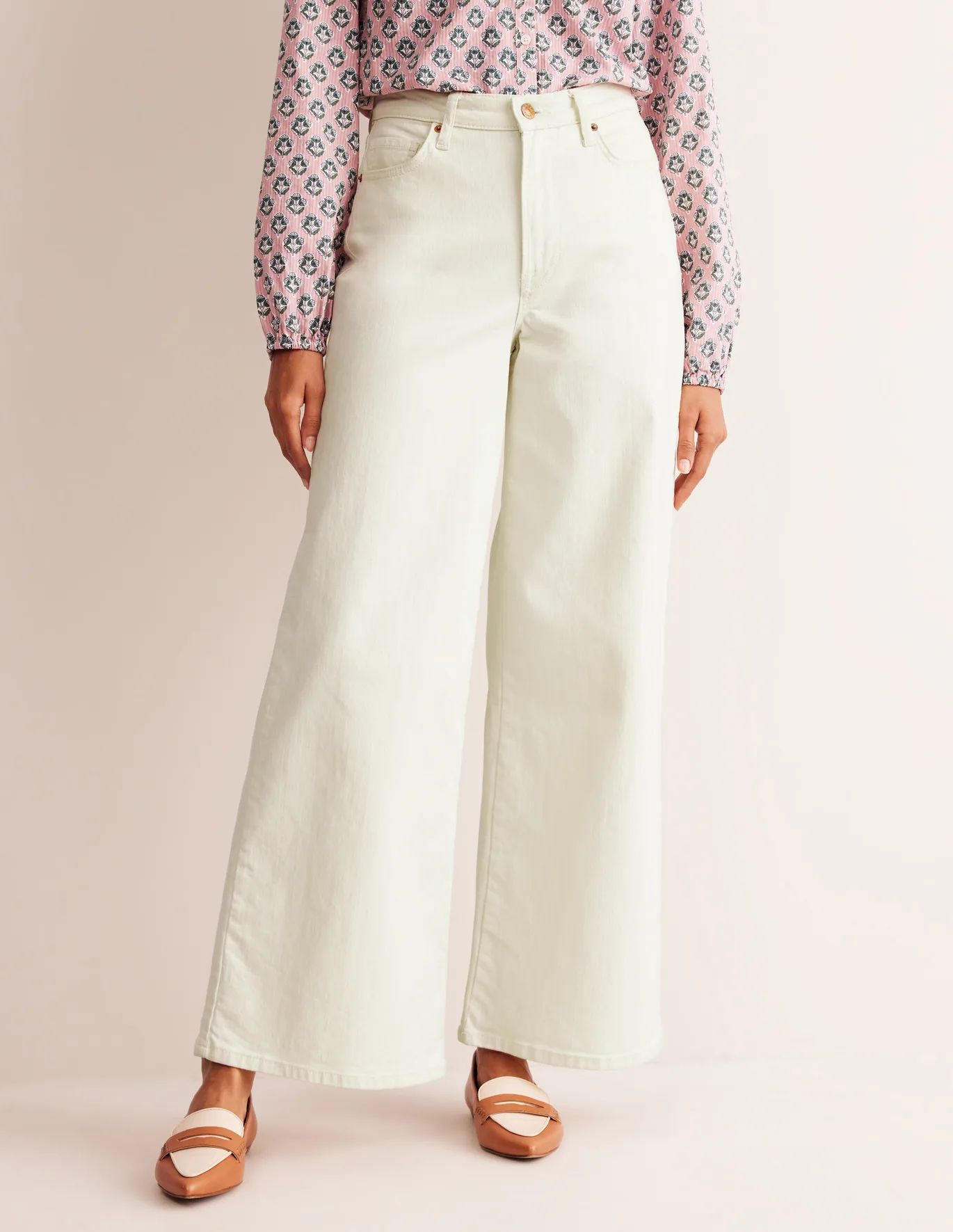 High Rise Wide Leg Jeans | Boden (US)