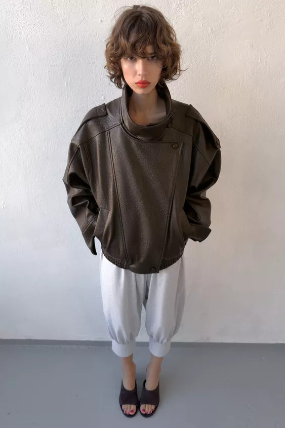 JACKE IN LEDEROPTIK | Zara DE