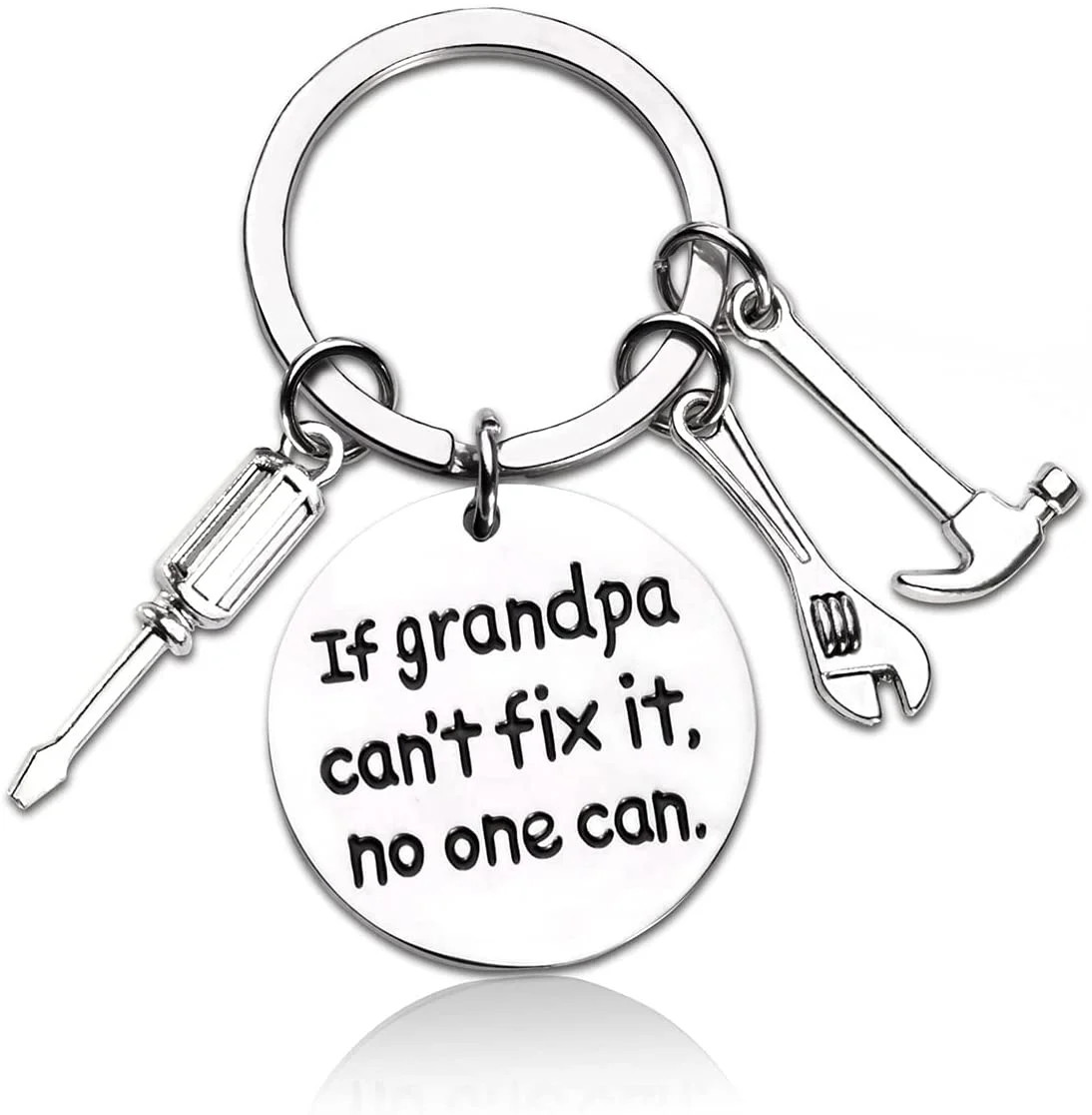 Grandpa Keychain Granddad Gifts From Grandson Granddaughter Christmas Gift Keyring Father's Day G... | Walmart (US)