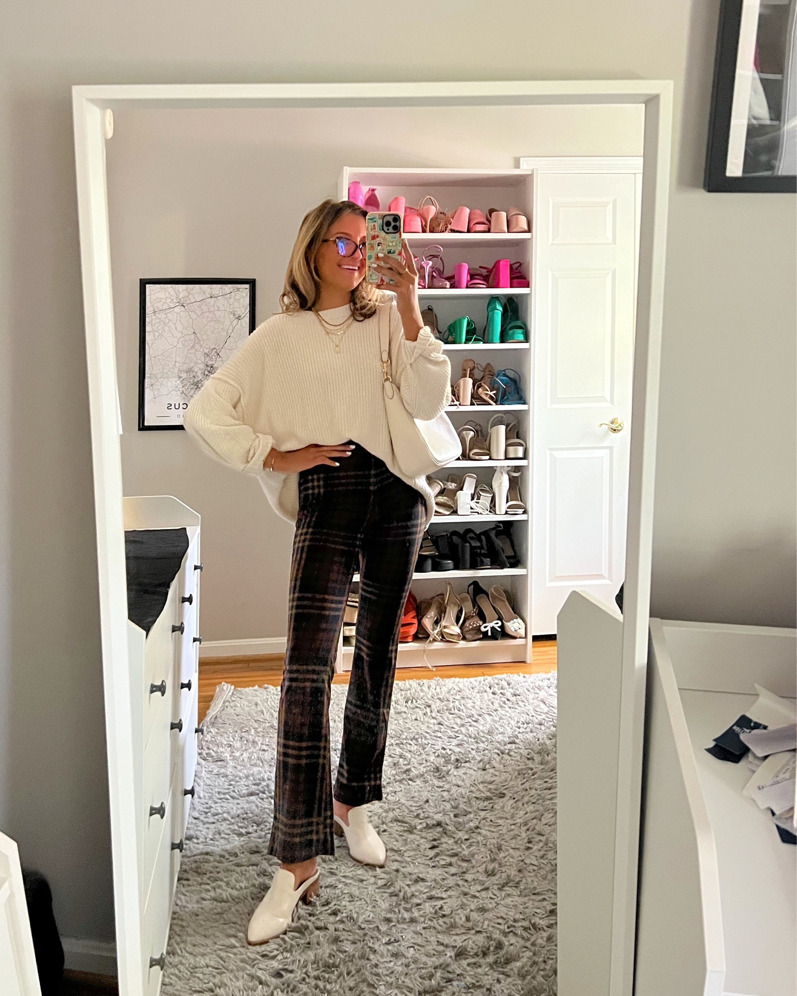 business casual outfit ideas from American Eagle. these preppy pieces make for the cutest office outfit! 👩🏼‍🏫💕

wearing a 000R in the trouser pants (I’m 5’2) and a S in the sweater  