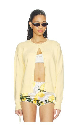 MORE TO COME Shiloh Cardigan in Yellow. - size M | Revolve Clothing (Global)