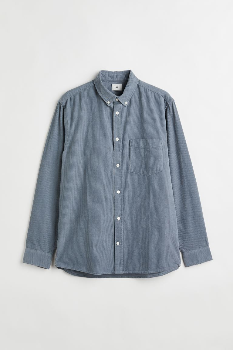 Regular Fit Corduroy shirt | H&M (UK, MY, IN, SG, PH, TW, HK)
