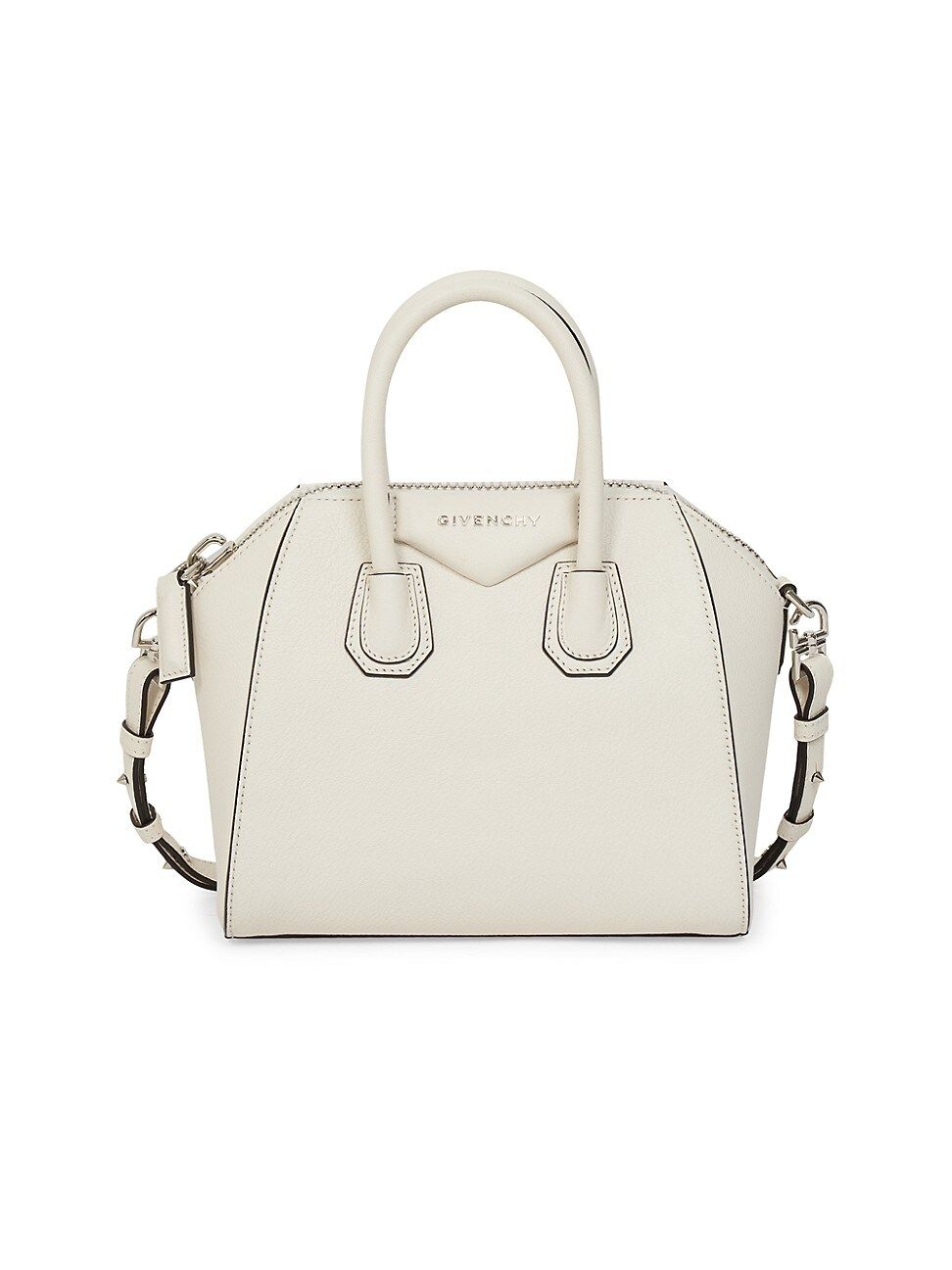 Givenchy Women's Mini Antigona Leather Satchel - Ivory | Saks Fifth Avenue