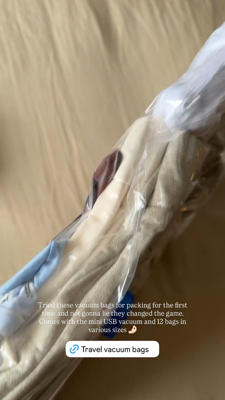 Decided to switch things up for this trip and tried vacuum-sealed bags 10/10 recommend! 

#LTKSeasonal #LTKTravel