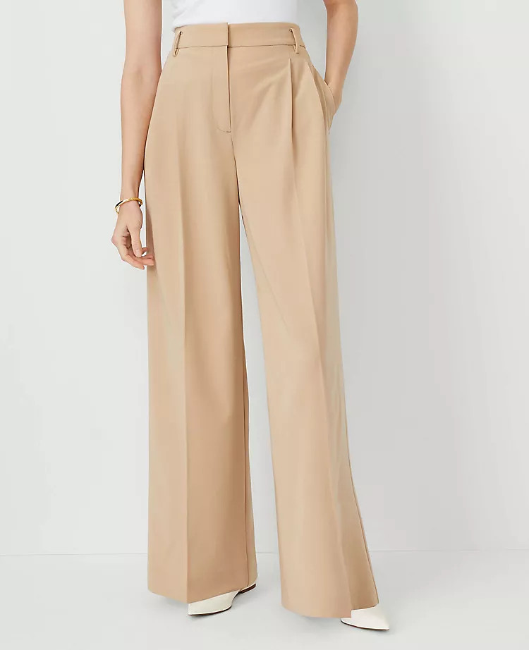 The Pleated Wide Leg Pant | Ann Taylor (US)