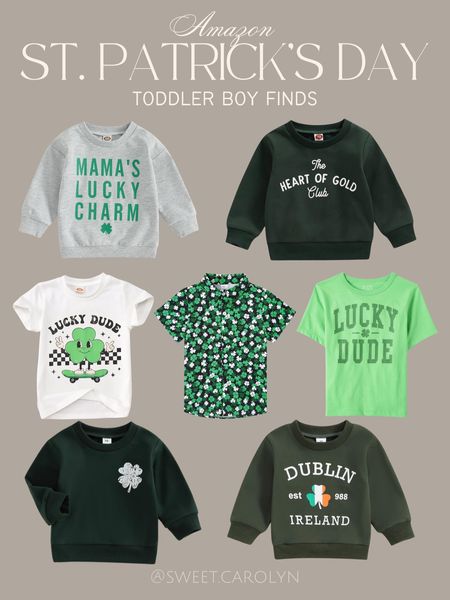 Toddler boy St Patrick’s Day clothes 

#LTKkids #LTKfindsunder50 #LTKSeasonal