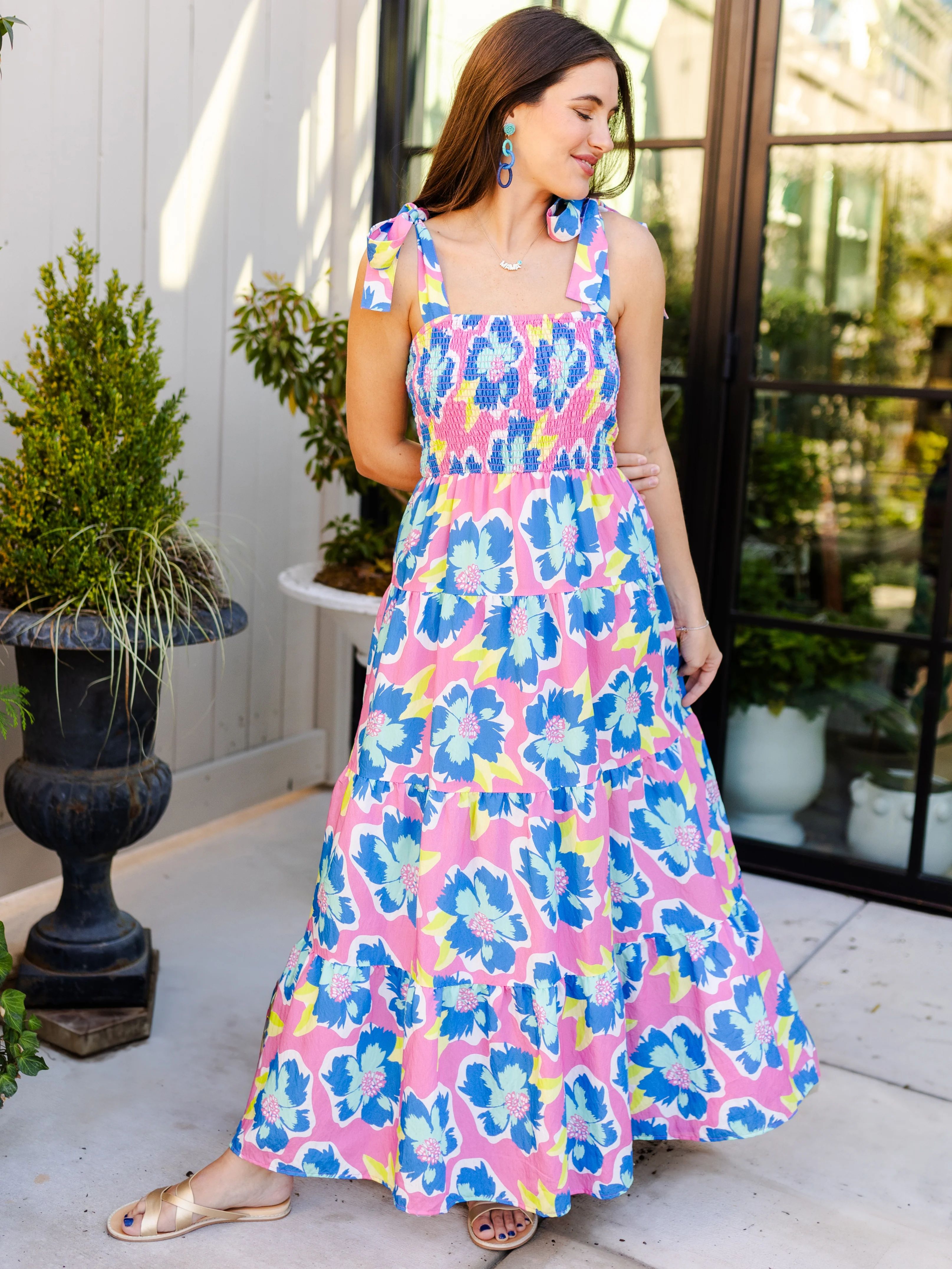 Salem Dress | Sea Flower Pink | Michelle McDowell