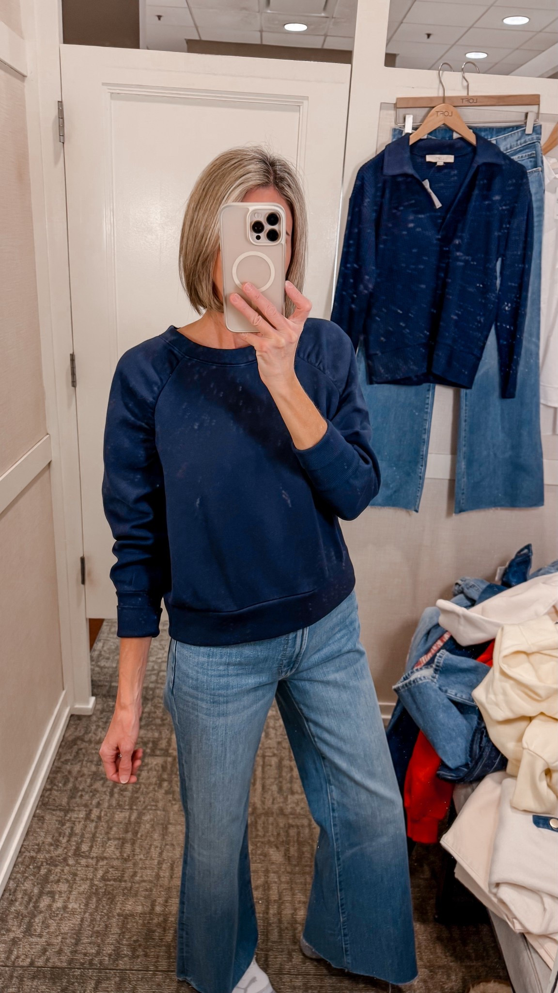 50% off today - This puff sleeve sweatshirt is so cozy and I love the cropped length. Wearing xs 





#LTKootd #LTKgrwm #LTKSaleAlert