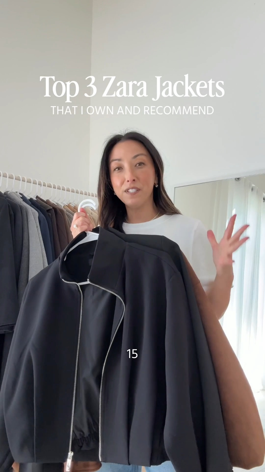 My top 3 Zara jackets - and I’ve tried a lot on recently. 

Black funnel neck bomber - love the drape. Great petite-friendly fit xs

Black cropped blazer. - this is cropped and boxy with shoulder pads. I sized up to a medium. Runs snug. 

Faux Suede Funnel Neck - love the drape. Very roomy. Could size down. Sleeves are wide. Suede is very nice. Xs

Red puffer - website it seems like this is a windbreaker. But it’s a puffer jacket. Love this fit. Runs roomy. Xs