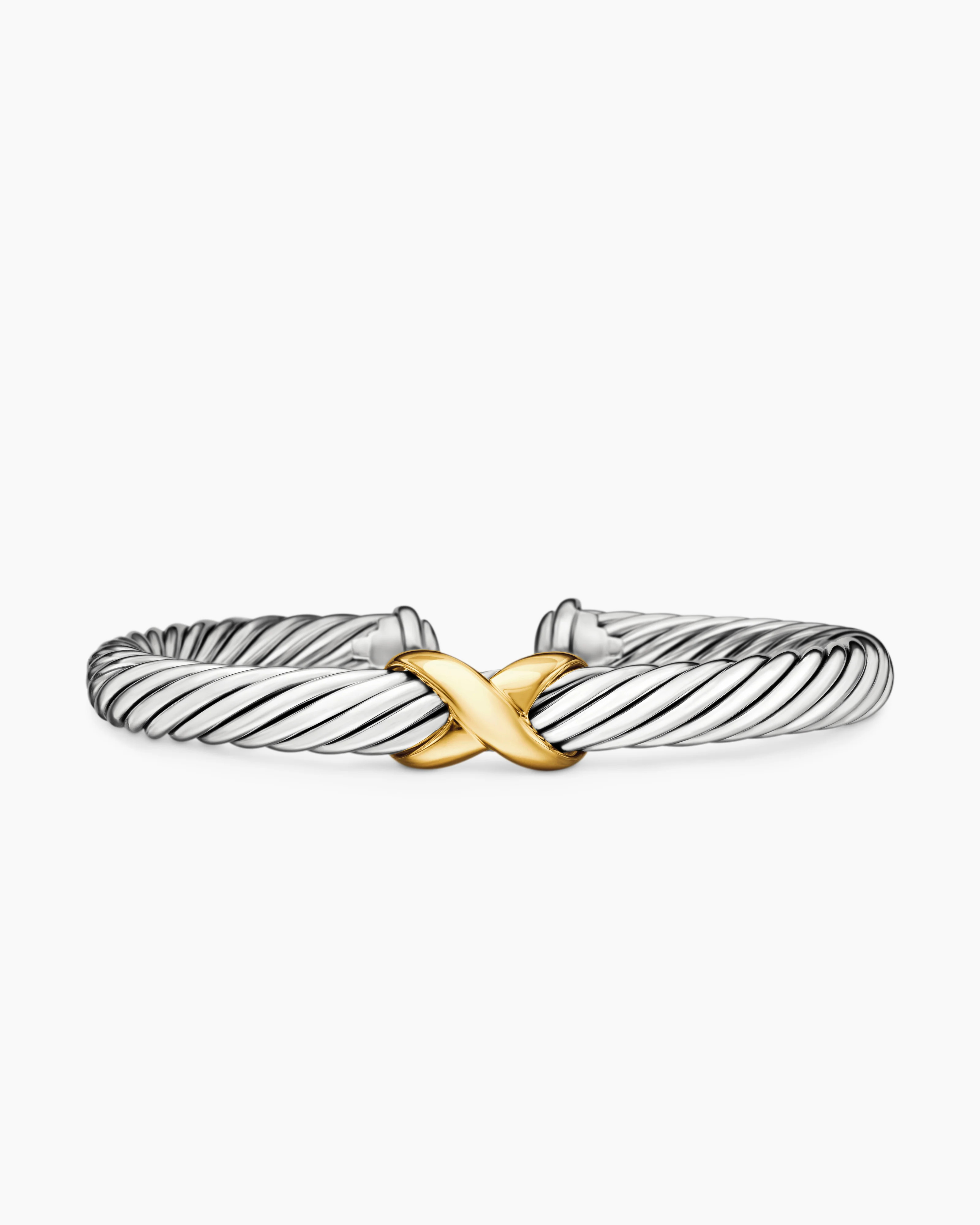 X Classic Cable Station Bracelet | David Yurman
