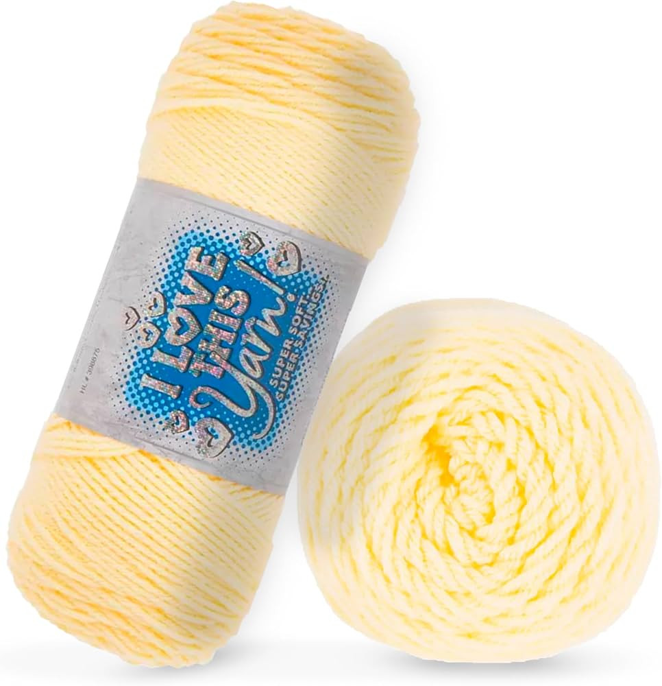 I Love This Yarn 4 - Medium Yarn for Crocheting & Knitting – Soft Yarn Skein – 355 Yards of A... | Amazon (US)