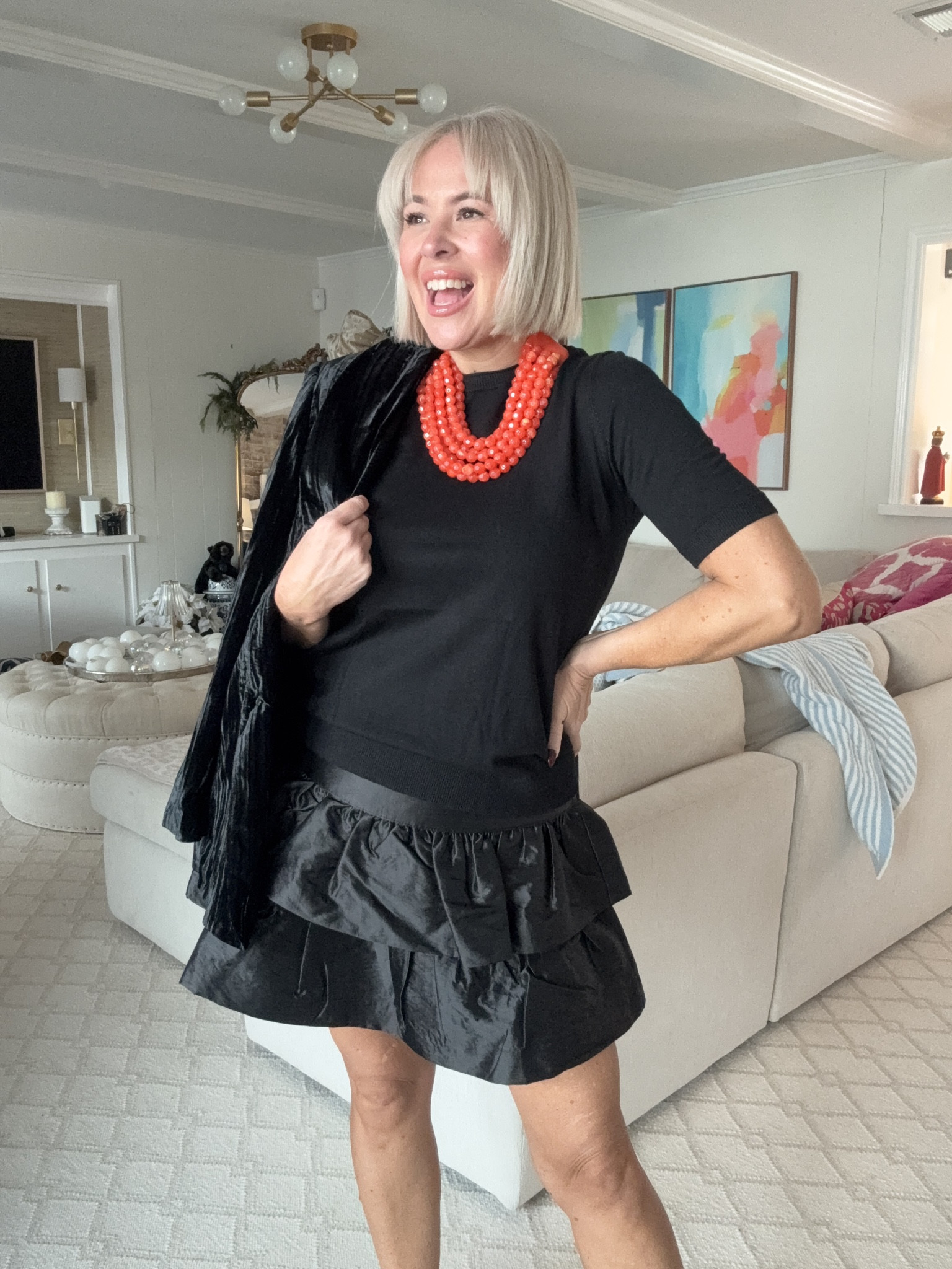Mixing Chicos and Walmart for the perfect holiday cocktail party.

This Walmart black cocktail skirt is so stunningly beautiful I can’t wait to style it this holiday season.


#LTKOver40 #LTKFindsUnder100 #LTKFindsUnder50
