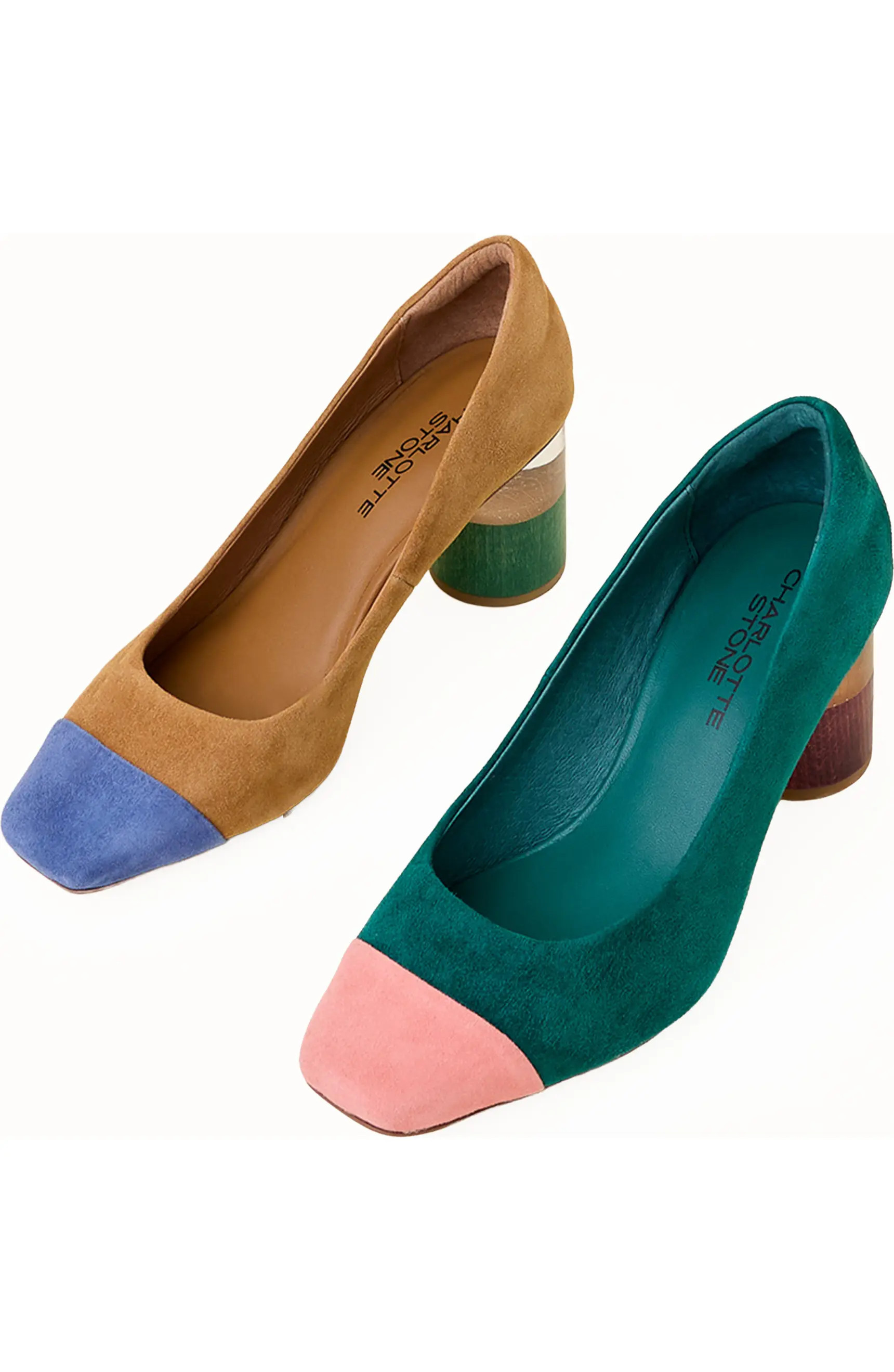 Risa Mismatch Cap Toe Pump | Nordstrom