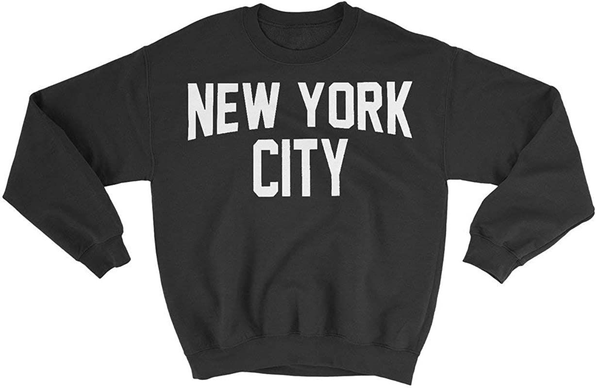 New York City Sweatshirt Screenprinted Adult NYC Lennon Shirt | Amazon (US)