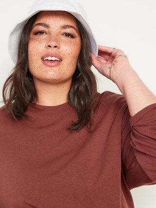 Cropped Vintage French-Terry Sweatshirt for Women | Old Navy (US)