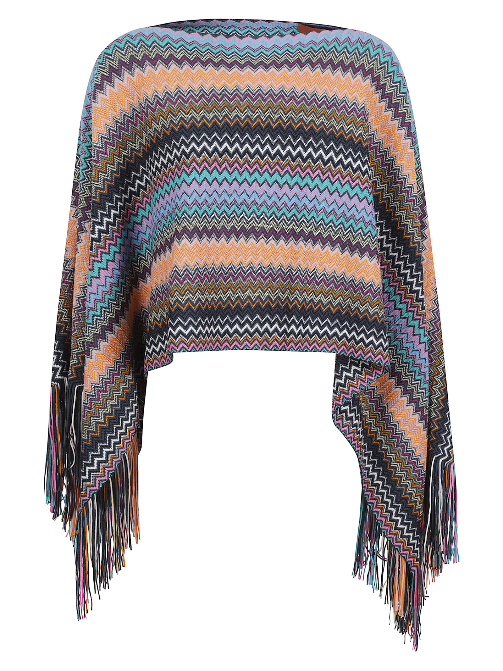 Missoni Poncho With Fringes | Italist.com US